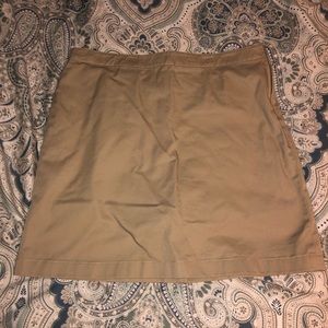NWOT Lands End Kaki Skort